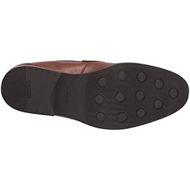 Mocasines Clarks Whiddon Para Hombre De Cuero Tostado Oscuro