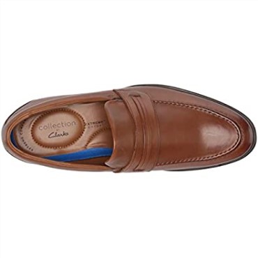 Mocasines Clarks Whiddon Para Hombre De Cuero Tostado Oscuro