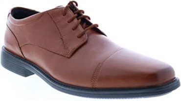 Gorra Clarks Wenham Para Hombre, Talla Ancha De Piel Color Canela