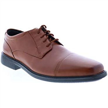 Gorra Clarks Wenham Para Hombre, Talla Ancha De Piel Color Canela