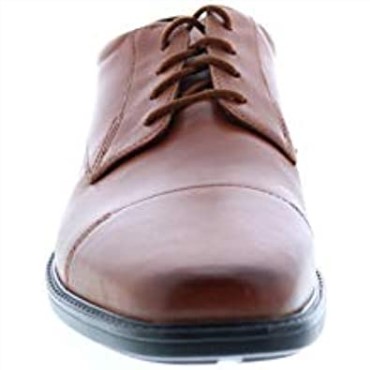 Gorra Clarks Wenham Para Hombre, Talla Ancha De Piel Color Canela