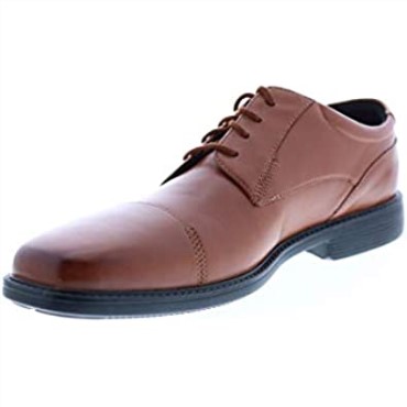 Gorra Clarks Wenham Para Hombre, Talla Ancha De Piel Color Canela