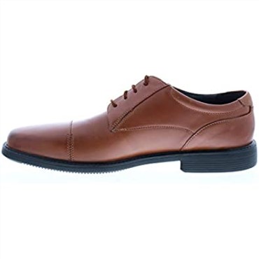 Gorra Clarks Wenham Para Hombre, Talla Ancha De Piel Color Canela