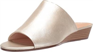 Sandalias De Mujer Clarks Mena Rose De Piel Metalizada