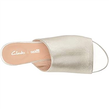 Sandalias De Mujer Clarks Mena Rose De Piel Metalizada