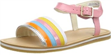 Sandalias De Mujer Clarks Multicolor Finch Stride Y Sling Back