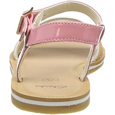 Sandalias De Mujer Clarks Multicolor Finch Stride Y Sling Back