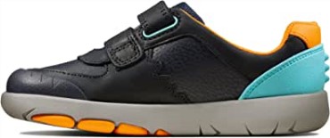 Zapatillas Casual Niños Clarks Azul Marino Combi 'rex Quest K'