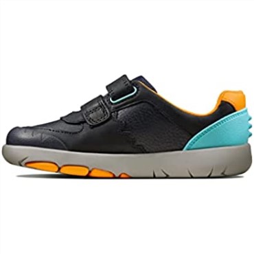 Zapatillas Casual Niños Clarks Azul Marino Combi 'rex Quest K'