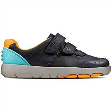 Zapatillas Casual Niños Clarks Azul Marino Combi 'rex Quest K'