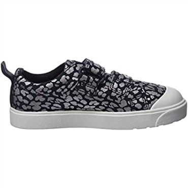 Zapatillas Clarks Navy Combi Niño City Bright K