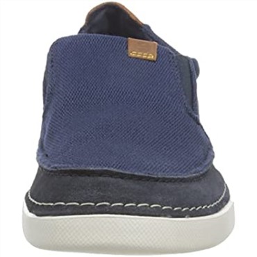 Clarks Navy Combi Gereld Step Mule Para Hombre