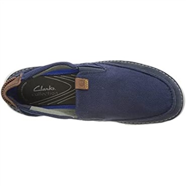 Clarks Navy Combi Gereld Step Mule Para Hombre