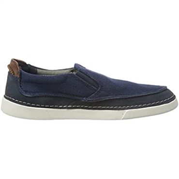 Clarks Navy Combi Gereld Step Mule Para Hombre