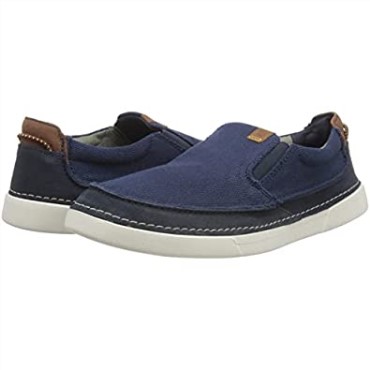 Clarks Navy Combi Gereld Step Mule Para Hombre