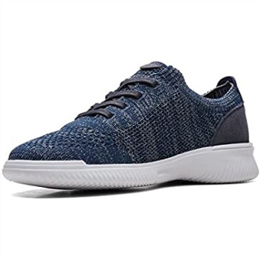 Deporte Zapatillas Para Hombre De Punto Donaway De Punto Azul Marino De Clarks