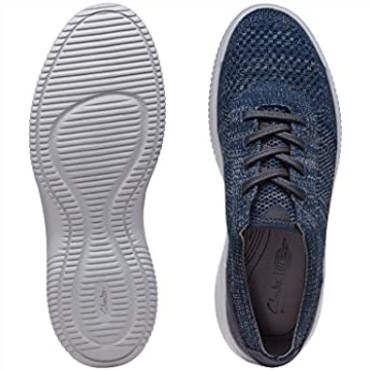 Deporte Zapatillas Para Hombre De Punto Donaway De Punto Azul Marino De Clarks