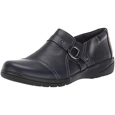 Zapato De Salón Cheyn Fame De Mujer En Piel Azul Marino De Clarks