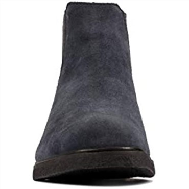 Clarks Navy Clarkdale Gobi Botas Chelsea Para Hombre