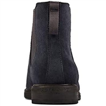 Clarks Navy Clarkdale Gobi Botas Chelsea Para Hombre