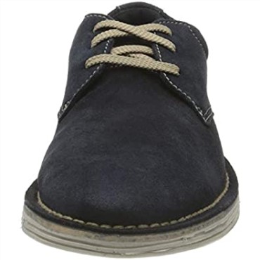 Zapatilla Clarks Forge Vibe De Ante Azul Marino Para Hombre
