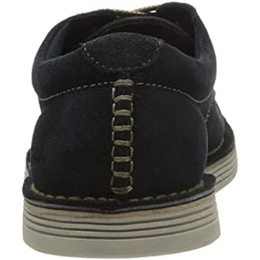 Zapatilla Clarks Forge Vibe De Ante Azul Marino Para Hombre