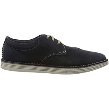 Zapatilla Clarks Forge Vibe De Ante Azul Marino Para Hombre