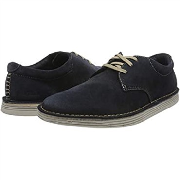Zapatilla Clarks Forge Vibe De Ante Azul Marino Para Hombre