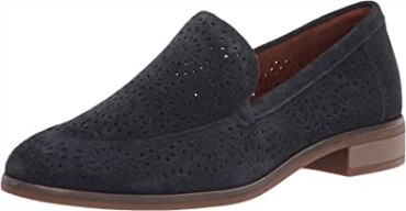 Mocasines Trish Calla De Mujer De Ante Azul Marino Clarks