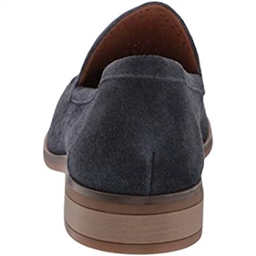 Mocasines Trish Calla De Mujer De Ante Azul Marino Clarks