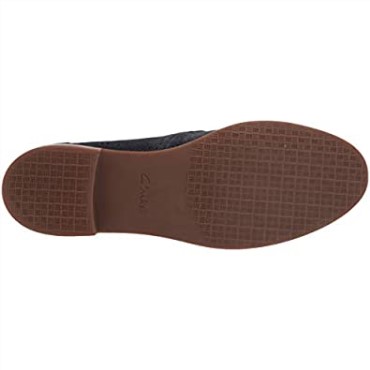 Mocasines Trish Calla De Mujer De Ante Azul Marino Clarks