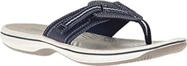 Clarks Navy Synthethic Mujer Brinkley Jazzh Sandalia Especial