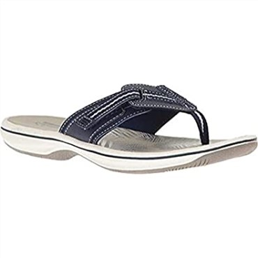 Clarks Navy Synthethic Mujer Brinkley Jazzh Sandalia Especial