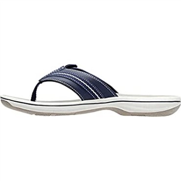 Clarks Navy Synthethic Mujer Brinkley Jazzh Sandalia Especial