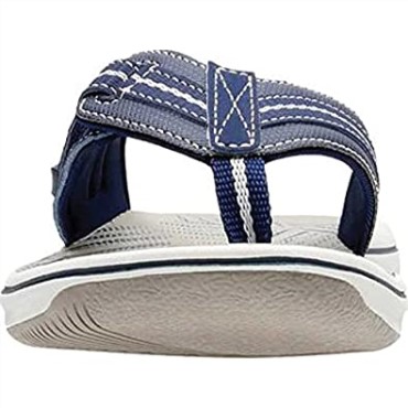 Clarks Navy Synthethic Mujer Brinkley Jazzh Sandalia Especial