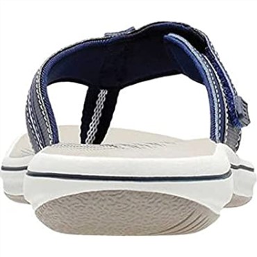 Clarks Navy Synthethic Mujer Brinkley Jazzh Sandalia Especial