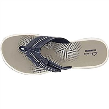 Clarks Navy Synthethic Mujer Brinkley Jazzh Sandalia Especial
