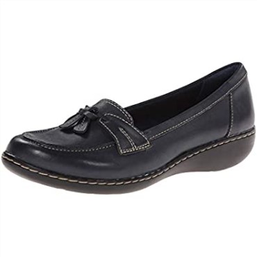 Mocasines Sin Cordones Con Burbujas Ashland De Clarks Navy Para Mujer