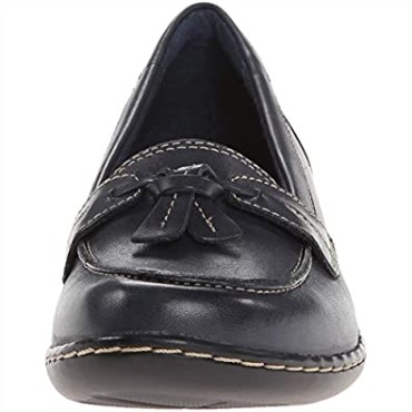 Mocasines Sin Cordones Con Burbujas Ashland De Clarks Navy Para Mujer