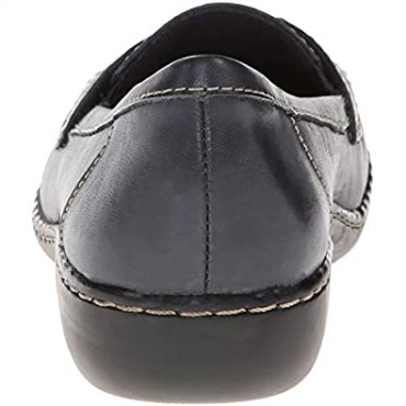 Mocasines Sin Cordones Con Burbujas Ashland De Clarks Navy Para Mujer