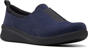 Clarks Navy Mujer Sillian 20 Walk Loafer Navy