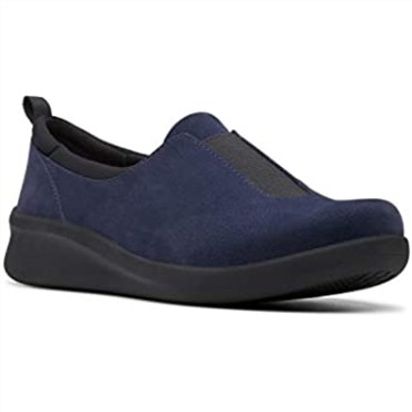 Clarks Navy Mujer Sillian 20 Walk Loafer Navy