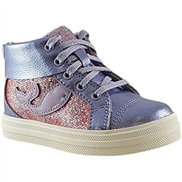 Botas De Cuero De Niño Clarks Nova City Lila