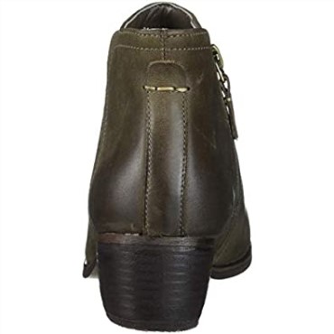 Botas De Moda Para Mujer De Cuero Oliva Maypearl Ramie De Clarks