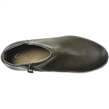 Botas De Moda Para Mujer De Cuero Oliva Maypearl Ramie De Clarks