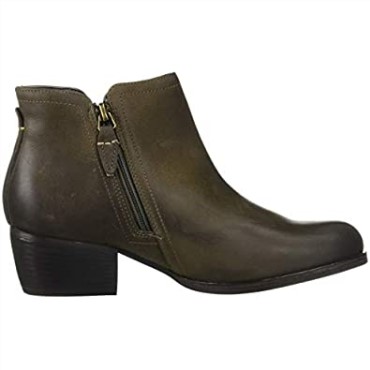 Botas De Moda Para Mujer De Cuero Oliva Maypearl Ramie De Clarks