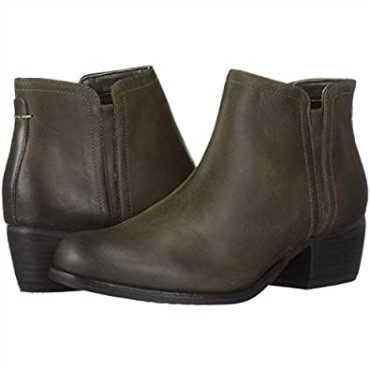 Botas De Moda Para Mujer De Cuero Oliva Maypearl Ramie De Clarks