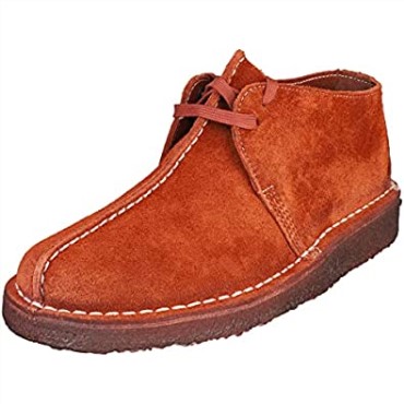 Clarks Originals Desert Trek Mens Desert Zapatos Burdeos