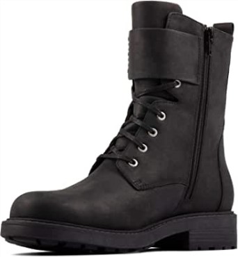 Clarks Orinoco 2 Encaje Negro Cuero 6d