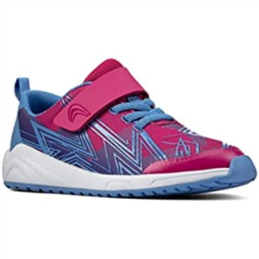 Zapatillas Clarks Rosa Aeon Pace Niño Textil Combi Rosa